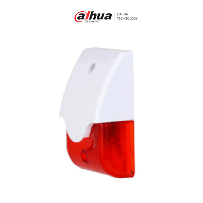 DAHUA DH-NA Sirena interior/ Alarmas sonoras activadas por alta presión sonora/ Luz de alarma giratoria interior/ Fabricado con plásticos respetuosos con el medio ambiente. ​