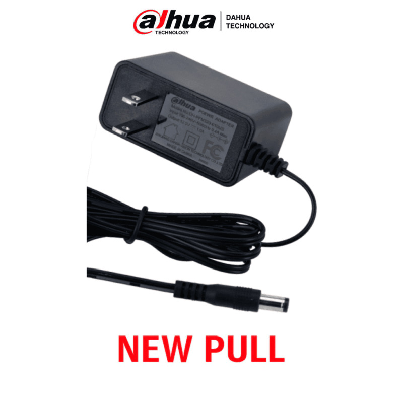 DAHUA FUENTEKIT -  Fuente de Poder de  12 Vcc 1.5 Amper NewPull / FCC, EN6236B/ Entrada de 100-240 VAC/ Protección de Sobre Corriente y Voltaje/ Cable de 1.5 Mts/ Especial para Camaras de CCTV/
