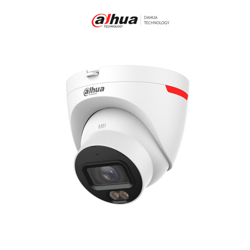 DAHUA DH-IPC-HDW2249TP-S-LED-0280B-PRO- Cámara IP Domo de 2MP / WizColor /WizSense/  IA/ SMD Plus/ Protección perimetral/ Lente de 2.8 mm/ Micrófono integrado/ WDR 120 dB/ Ranura MicroSD/ PoE/ IP67/ #LoNuevo