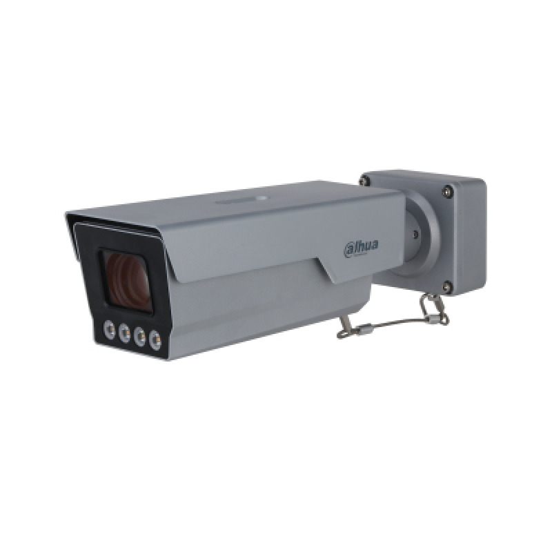 DAHUA ITC431-RW1F-IRL8 - Cámara IP LPR 4 MP/ Monitoreo inteligente del tráfico/detección de vehículos (tipo, color, marca)/ Iluminación 23 m–30 m/ Lente motorizado 10 mm–50 mm/ Captura hasta 180km/ IP67/ PoE/ IK10/ #LoNuevo