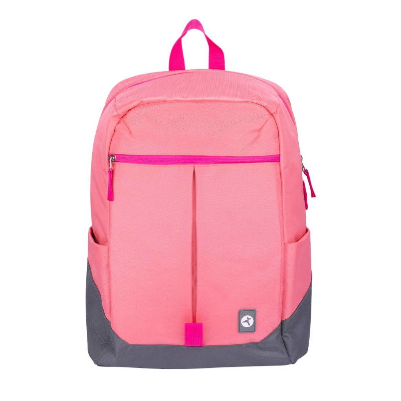 MOCHILA BACKPACK TECH ZONE RAINBOW TZLBP26-R PARA LAPTOP DE 16 ROSA
