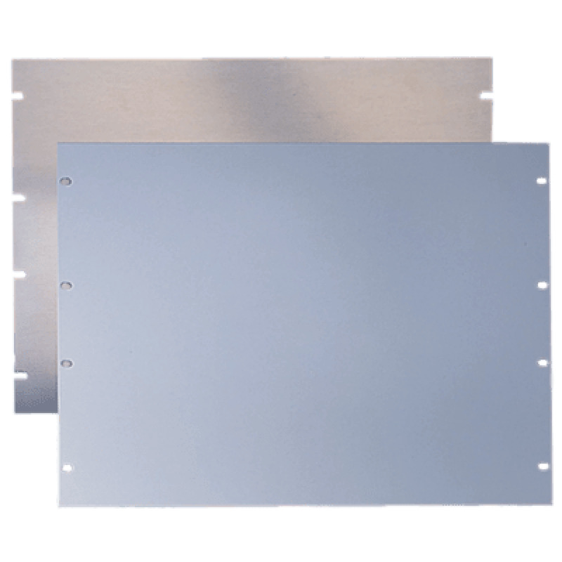 Tapa Ciega Para Rack Estándar de 19in Plano de Aluminio 3 UR