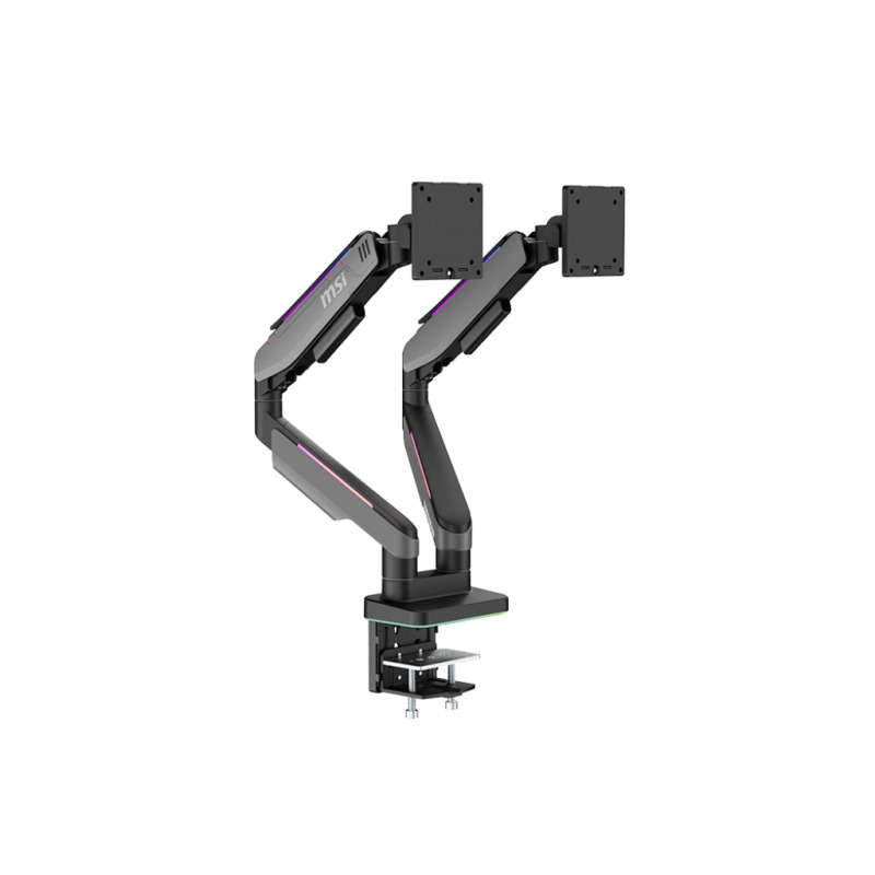 SOPORTE PARA MONITOR  MSI MPG MT201DR DOBLE MONITOR COLOR NEGRO TAMAÑO DE PANTALLA 17A 49 PUL. MAX PESO 20 KG RGB