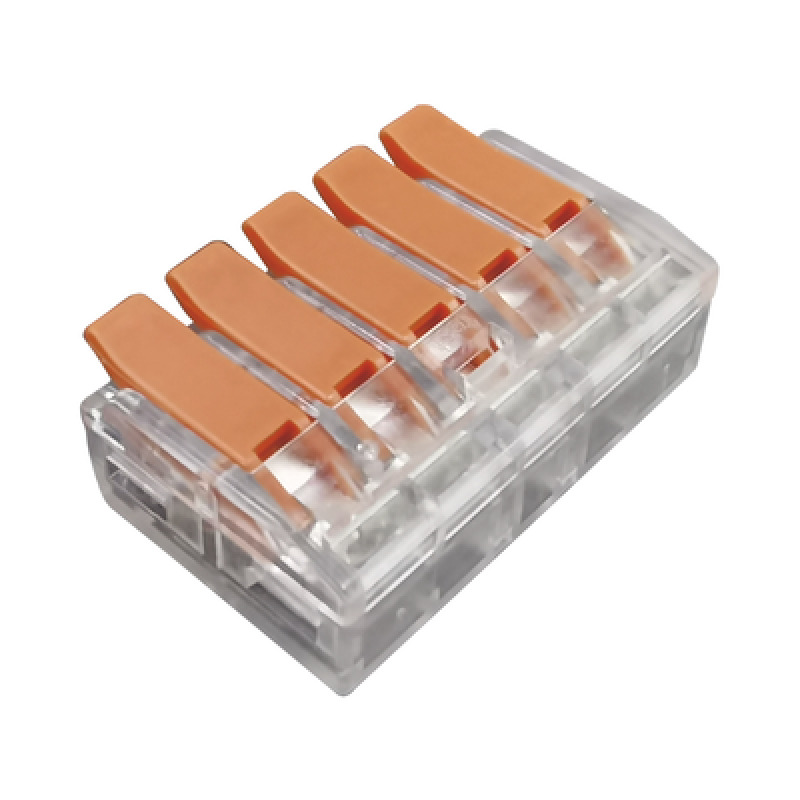 Conector Compacto para 1 Cable de Entrada 4 Cables de Salida / Cables Compatibles 28AWG12AWG