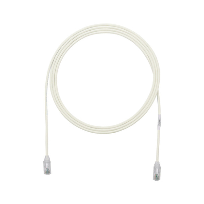 Cable de Parcheo TX6 UTP Cat6 Diámetro Reducido 28AWG Color Gris 1ft
