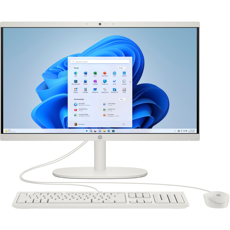 Computadora HP 22-DG0006LA AIO Intel Celeron N100  21.5 pulg 8GB 128SSD Windows 11 Home