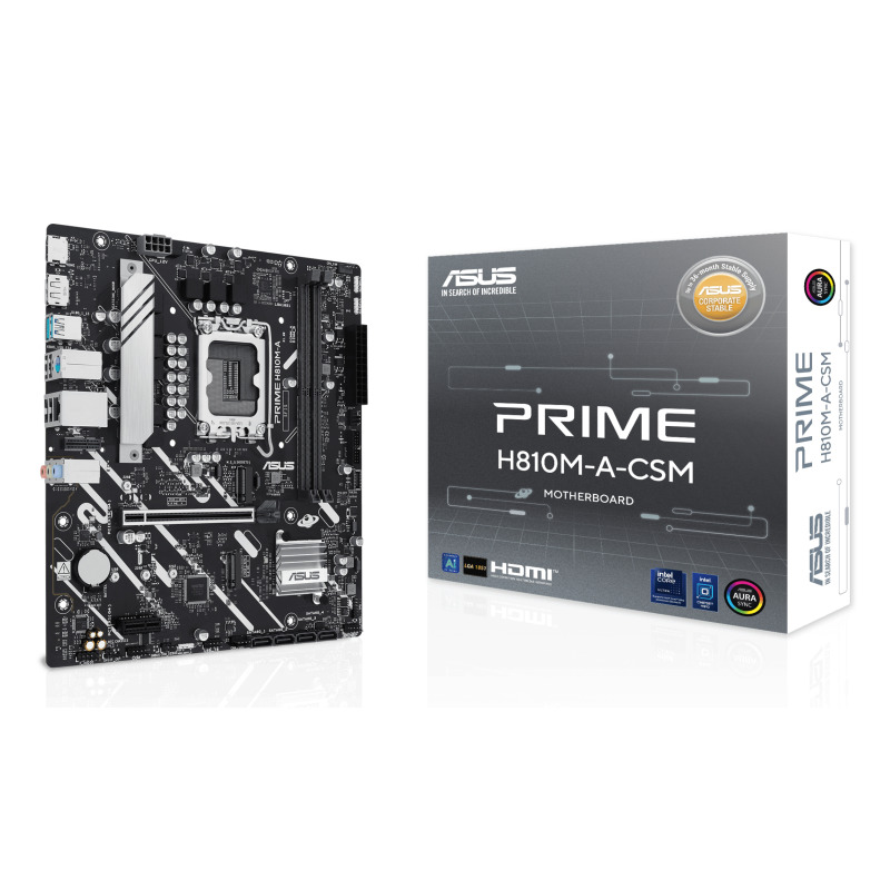 MB ASUS H810 INTEL S-1851 SERIE 2 /2X DDR5 6400 /HDMI /DP /2X M.2 /2X USB 3.2 /MICRO ATX /GAMA BASICA