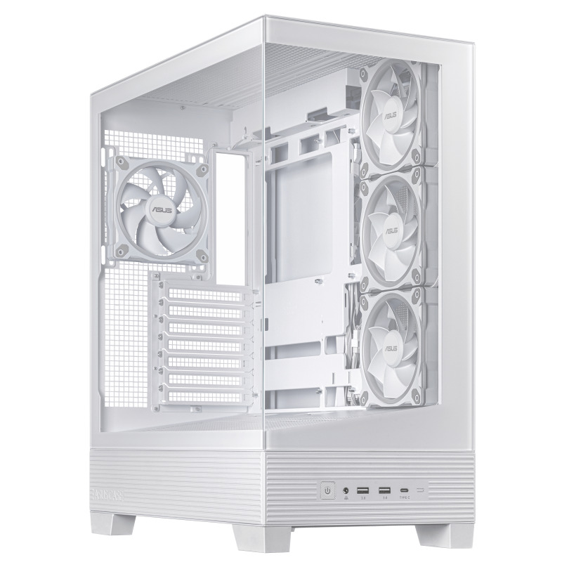 ASUS A31 Plus TG ARGB WHITE Midi Tower Blanco