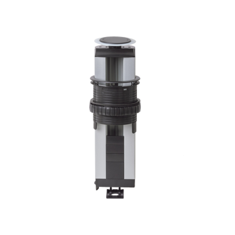 Torre para Voz Datos o Contactos Eléctricos / Capacidad para 5 Módulos / Se Levanta de Manera Automática al Presionar la Tapa / KTLE205CY