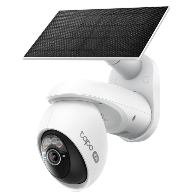 Kit cámara Wi-Fi y panel solar TP-Link Tapo C660 KIT 4K 8MP (3840 x 2160 px) Starlight pan/tilt slot MicroSD hasta 512GB batería recargable 10000 mAh