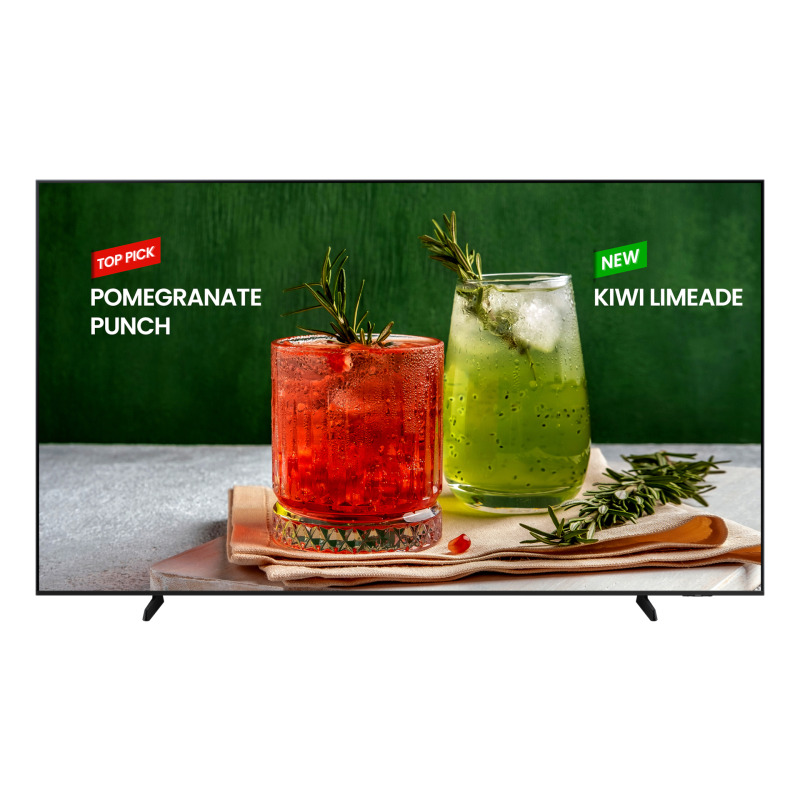 TELEVISION LED SAMSUNG 98 SEMI PROFESIONAL SMART TV SERIE BE98D-H, 4K UHD 3840X2160, 3 AÑOS GARANTIA, SEÑALIZACION DIGITAL BASICA, APPS SMART, USB, HDMI, 16/7