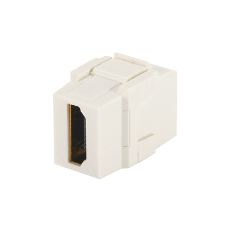 Módulo Acoplador HDMI 20 Hembra a Hembra TipoA Categoría 2 Keystone Color Marfil