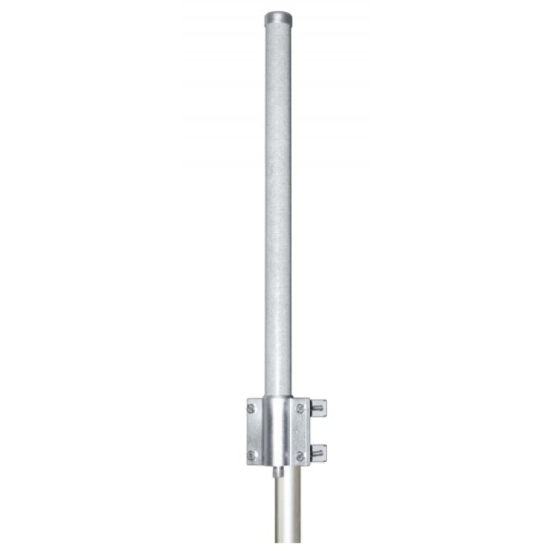 Antena omnidireccional de 24 GHz 12 dBi Dimensiones 38 x 96 cm  conector NHembra con montaje incluido