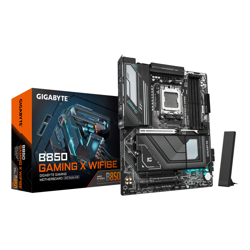 TARJETA MADRE GIGABYTE B850 GAMING X WIFI6E / SOCKET AMD AM5 / DDR5 8200 MT/S / WIFI6 / ATX / GAMER