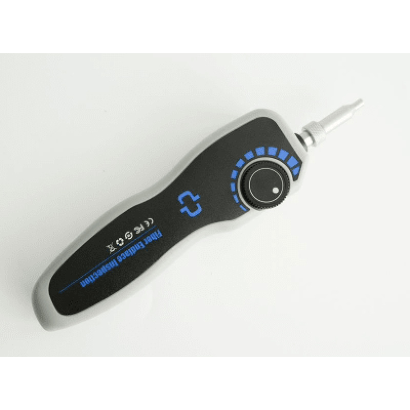Microscopio para inspección de conectores de fibra óptica