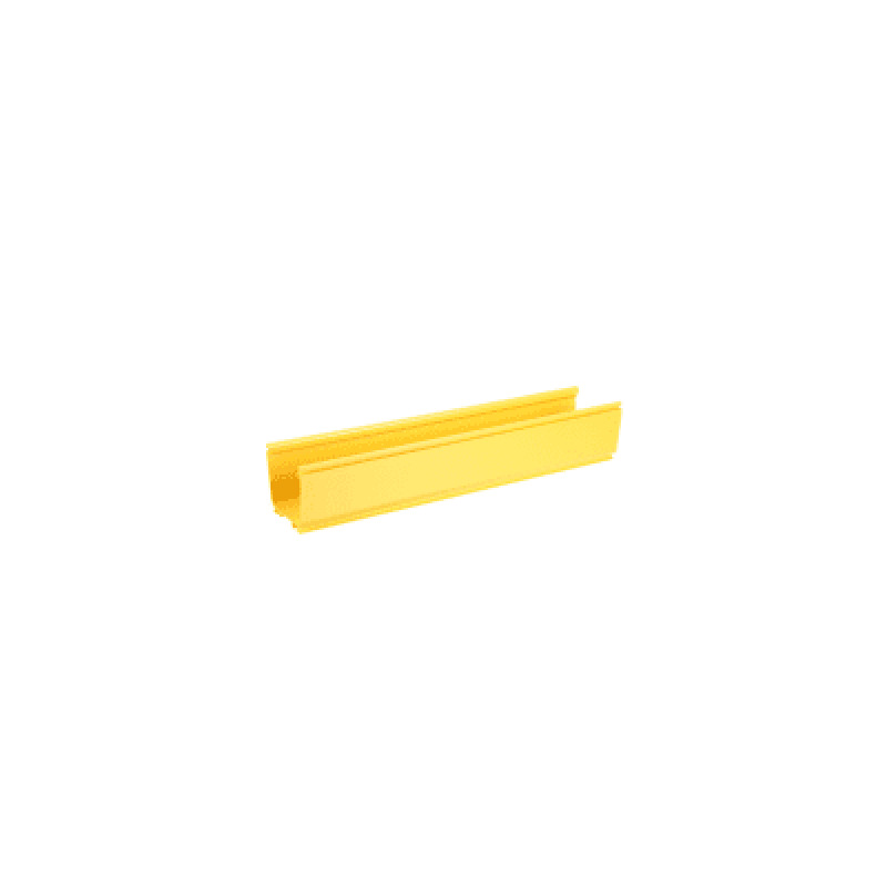 Canaleta FiberRunner 4X4 de PVC Rígido Color Amarillo 3 m de Largo