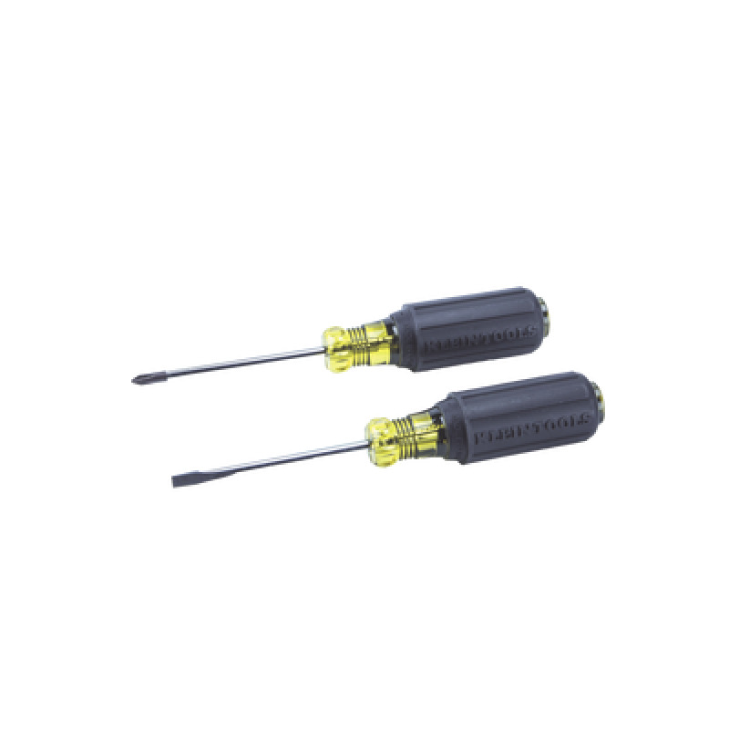 Juego de 8 Desarmadores con Mango CushionGrip 2 de punta Plana de 1/4039039 64 mm y 5/16039039 79 mm 2 de punta Cabinet de 5/16039039 79 mm y 3/16039039 48 mm tres de punta Phillips n 1 n 2 y n