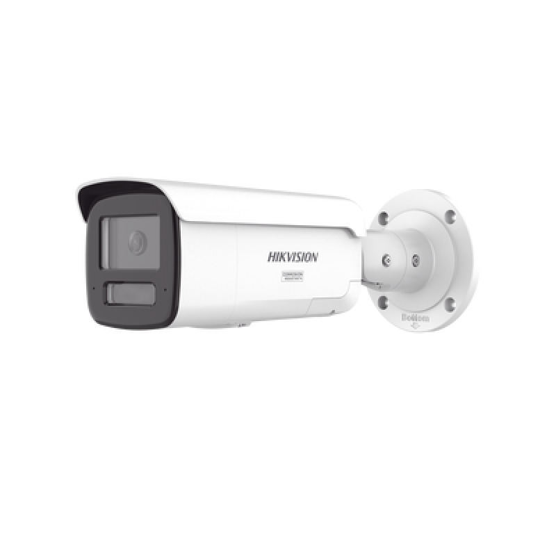 Dual Light  ColorVu 30  HikAI Bala IP 4 Megapixel / Lente 4 mm / 60 mts IR  Luz Blanca / Exterior IP67 / Estrobo Azul y Rojo / WDR 130 dB / ACUSENSE 30 / Metal / NEMA 4X / ACUSEARCH