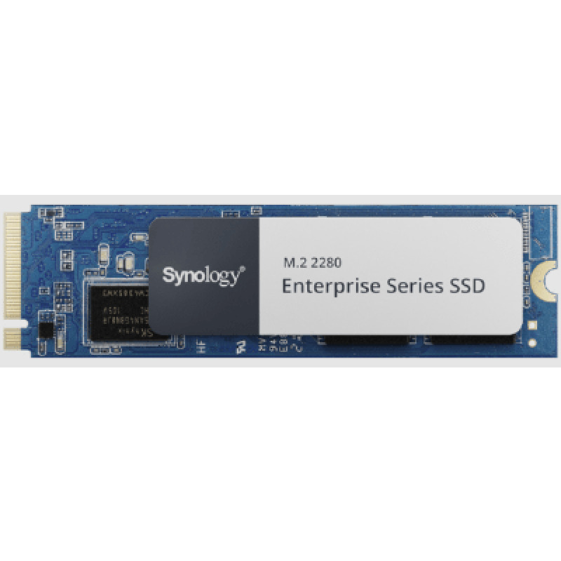 SSD 400 GB NVMe M2 Serie Enterprise / Alto Rendimiento Hasta 660000 IOPS Lectura / Resistencia Hasta 2900 TBW / Protección de Datos Integral / Análisis de Vida Útil / Diseñada para Sistemas Synology