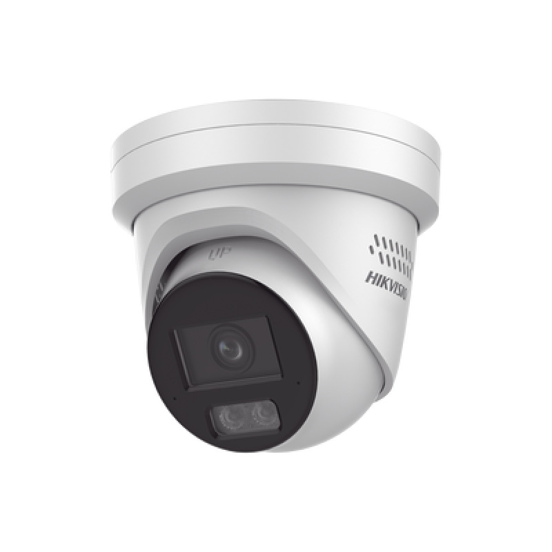 PROTECCIÓN ACTIVA  Turret IP 4 Megapixel / Lente 28 mm / 40 mts IR / Exterior IP67 / Micrófono y Bocina Integrado Audio de Dos Vías / DARKFIGHTER / PoE / Luz Estroboscopica / ONVIF / Micro SD / 4 Analíticos