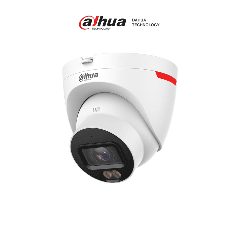 DAHUA DH-IPC-HDW2849T-S-PRO Cámara IP domo  de 8MP / WizColor /WizSense/  IA/ SMD Plus/ Protección perimetral/ Lente de 2.8 mm/ Micrófono integrado/ WDR 120 dB/ Ranura MicroSD/ PoE/ IP67/ #LoNuevo