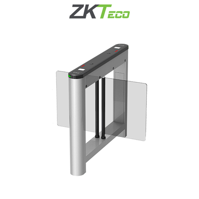 ZKTECO SATURNS1200 - Barrera Peatonal Central Abatible / Acero SPCC laminado en frío / Hasta 3 millones de ciclos / Vidrio templado 2.5D / Requiere barrera Saturn-S1000 #NEWZK