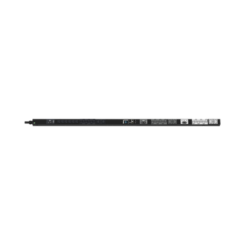 PDU G6 Monitoreable MI para Distribución de Energía Enchufe de Entrada NEMA L2130P Con 18 Salidas C13 y 6 C19 de Instalación Vertical 208 Vca 30 Amp