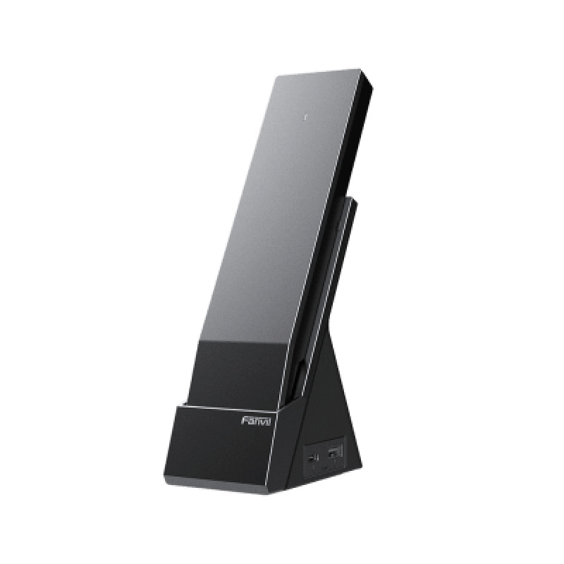 Teléfono IP Inalámbrico para Hotelería con WiFi 6 Doble Banda 6 Teclas DSSMaterial Antibacterial
