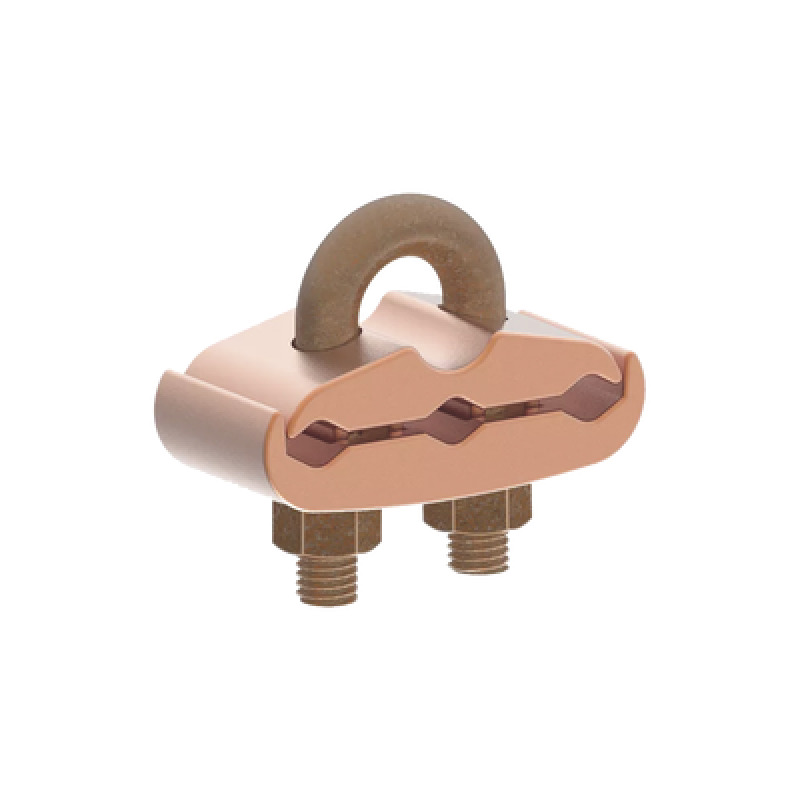 Conector Mecánico para 3 Cables para Calibre 2/0 AWG  250 KCMIL a Tubería de 3/8  o  Varilla 5/8  3/4