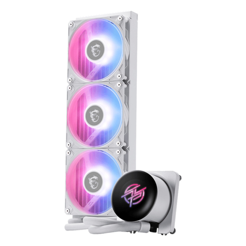 VENTILADOR P/CPU MSI (MPG CORELIQUID P13 360 WHITE) ARGB,ENFRIAMIENTO LIQUIDO, 3 FAN, 360MM, NEGRO