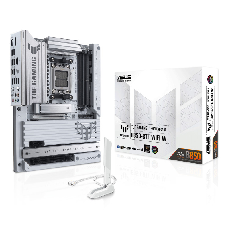 MOTHERBOARD ASUS (TUF GAMING B850-BTF WIFI W) SOCKET AM5,4*DDR5,HDMI,DP,PCIE-5.0,WIFI7,ATX