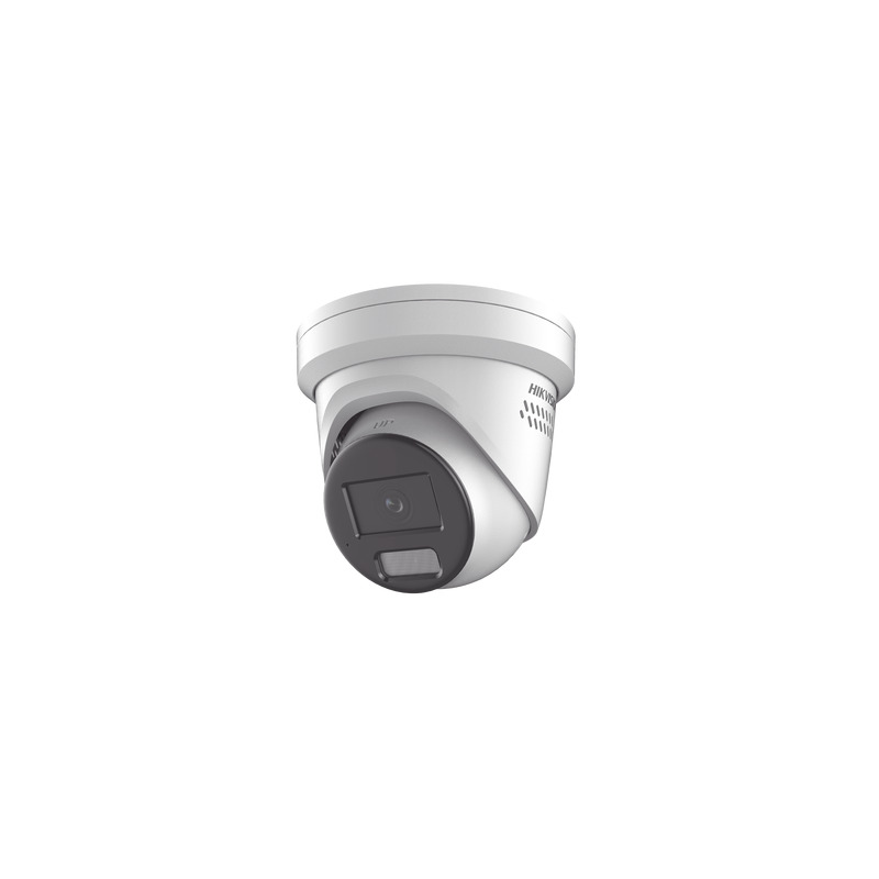 PROTECCIÓN ACTIVA  Turret IP 4 Megapixel / Imagen a Color 24/7 / Lente 28 mm / Luz Blanca 30 mts / Exterior IP67 / Luz Intermitente y Alerta de Audio / Micrófono Integrado / Videoanaliticos Filtro de Falsas Alarmas / WDR 130 dB / Captu