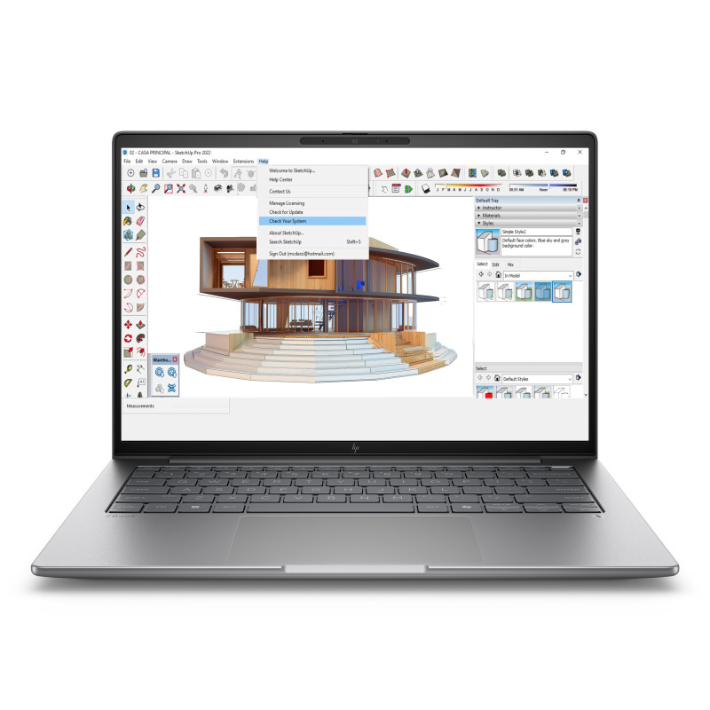 HP ZBook 8 G1i 14 inch Mobile Workstation PC Intel Core Ultra 7 255H 35.6 cm (14") WUXGA 16 GB DDR5-SDRAM NVIDIA RTX 500 Ada Wi-Fi 7 (802.11be)