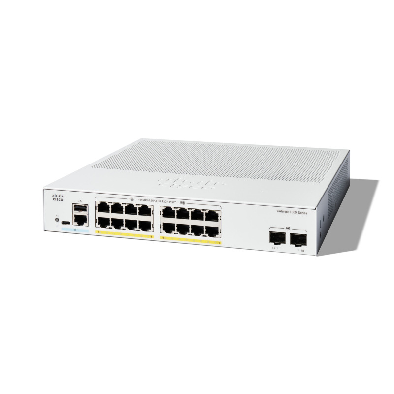 Cisco C1300-16P-2G dispositivo de redes Gestionado L2/L3 Gigabit Ethernet (10/100/1000) Blanco