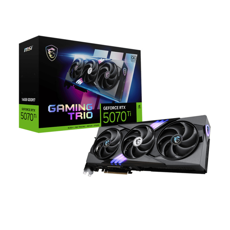 GPU MSI RTX 5070 TI 16GB GAMING TRIO OC GDDR7