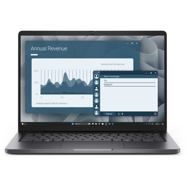 LAPTOP DELL PRO 14 | AMD RYZEN 5 PRO 230 | 16 GB | 512 GB SSD | 14 FHD | WIN11 PRO | 1 AÑO DE GARANTIA | NEGRO | 6F1NR