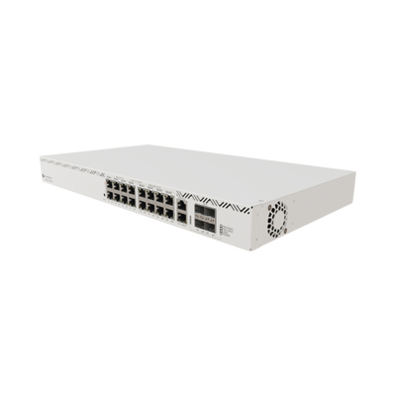 Cloud Router Switch 16 puertos 8 PoE y 8 PoE Fuentes redundantes HotSwap