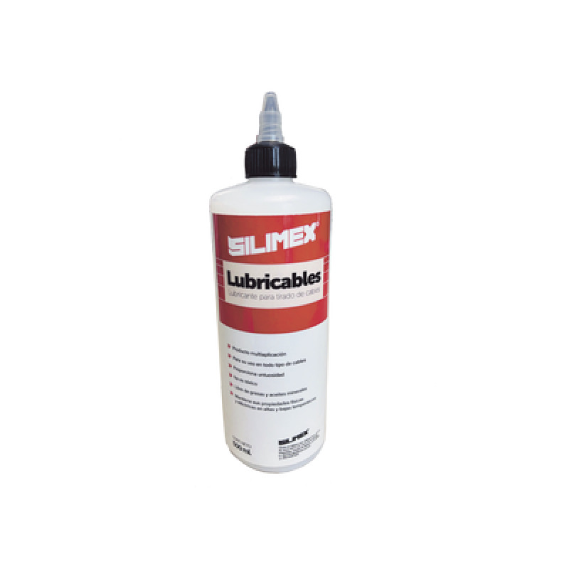 Lubricante Dieléctrico de Alta Eficiencia para Jalado de Cables Sin Daños / No es Tóxico y Compatible con Todo Tipo de Cable / Deslizamiento de Cables Seguro Sin Fricción y Sin Riesgos / Presentación de 1/2 Litro
