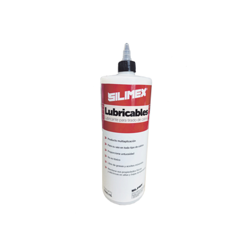 Lubricante Dieléctrico de Alta Eficiencia para Jalado de Cables Sin Daños /  No es Tóxico  y Compatible con Todo Tipo de Cable /  Deslizamiento de Cables Seguro Sin Fricción y Sin Riesgos / Presentación de 1 Litro