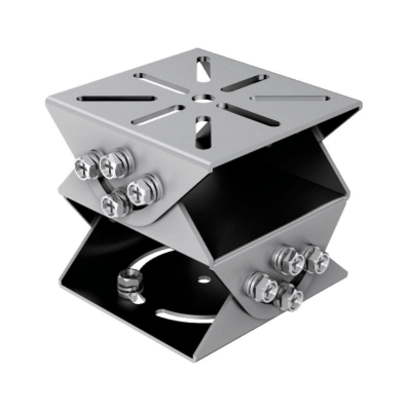 Montaje de Conexión para Cámaras IDSTCM403BIG/POE/0832 / Fabricado en Aluminio / Anticorrosivo