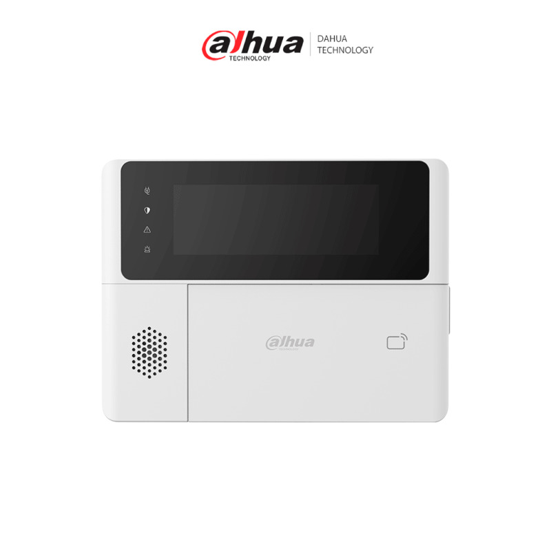 DAHUA DHI-ARK30C-RW2 - Teclado Inalámbrico Interior Touch para Armado y Desarmado / soporta 3 alarmas, medica, fuego y emergencia/ búsqueda por estatus de sistema/ Actualización por cloud y recuperación automática por fallo de actualización