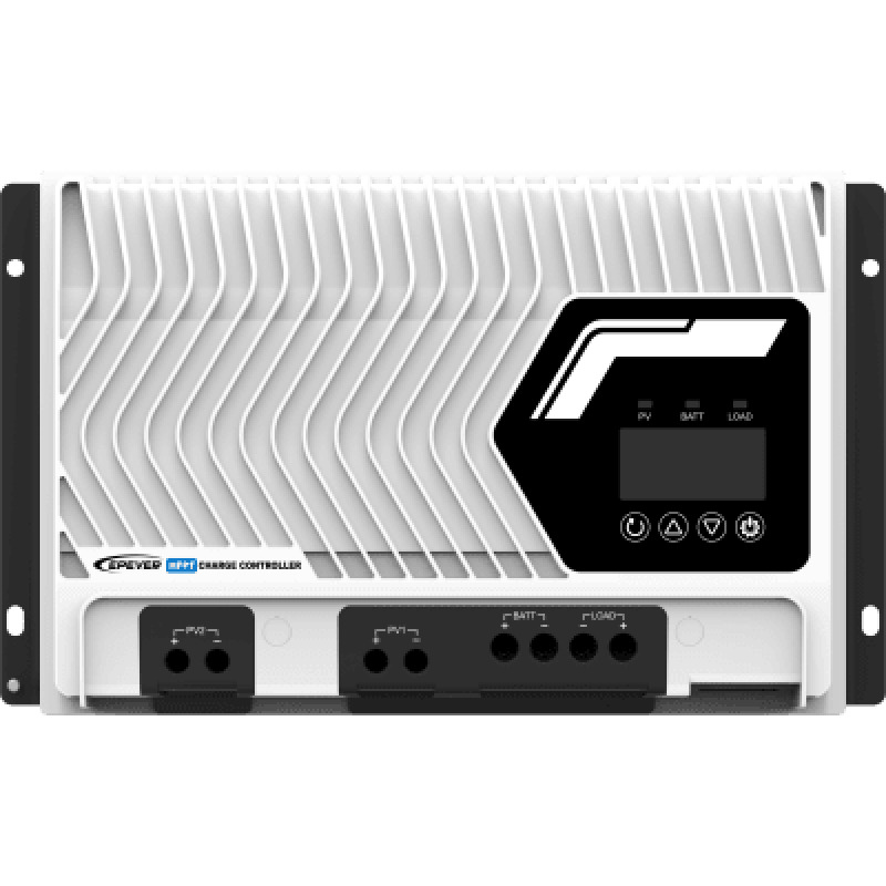 Controlador Solar MPPT 100A 12/24/36/48V Máximo Voltaje de Circuito Abierto Voc 200Vcc Configurable para Baterías de Litio