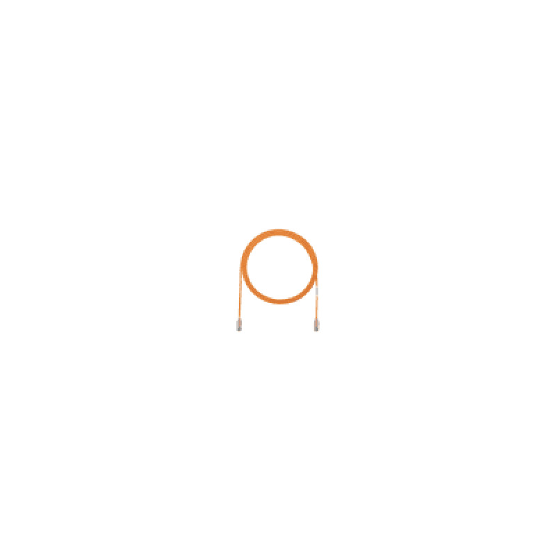 Cable de Parcheo TX6 UTP Cat6 Diámetro Reducido 28AWG Color Naranja 6 ft