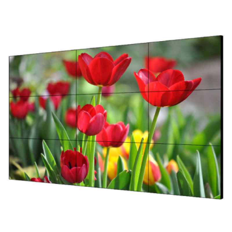 Pantalla LCD 55 para Videowall / Entrada HDMI  VGA  DVI  DP / Monitor Robusto / Bisel Delgado 35 mm / Daisy Chain Conexion en Cadena sin Software