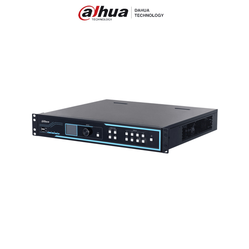 DAHUA DHI-NVD1605DU-4I-8K-2U2H  Decodificador de vídeo IP Ultra HD (8k)/ 16 salidas HDMI/H265+/ H265/ H264/ MJPEG/ HDMI /DVI-I/ Soporta 1/4/6/8/9/16/25/36 y división libre/ RS232, RS485/  Control de pantallas de empalme para zoom/fusión/desplazamiento