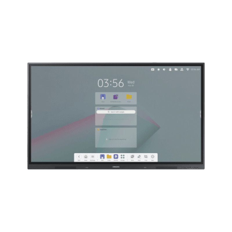 Pantalla tactil interactiva 65 Android 13 / Touch tipo IR / UHD / 350 nits / HDMI / USB / USBC / WIFI / RJ45