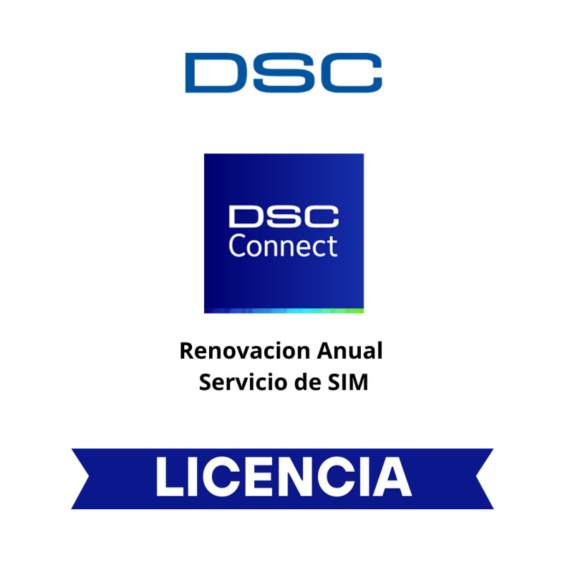 DSC Renovacion LE4050M - Renovacion Anual Servicio de SIM anual