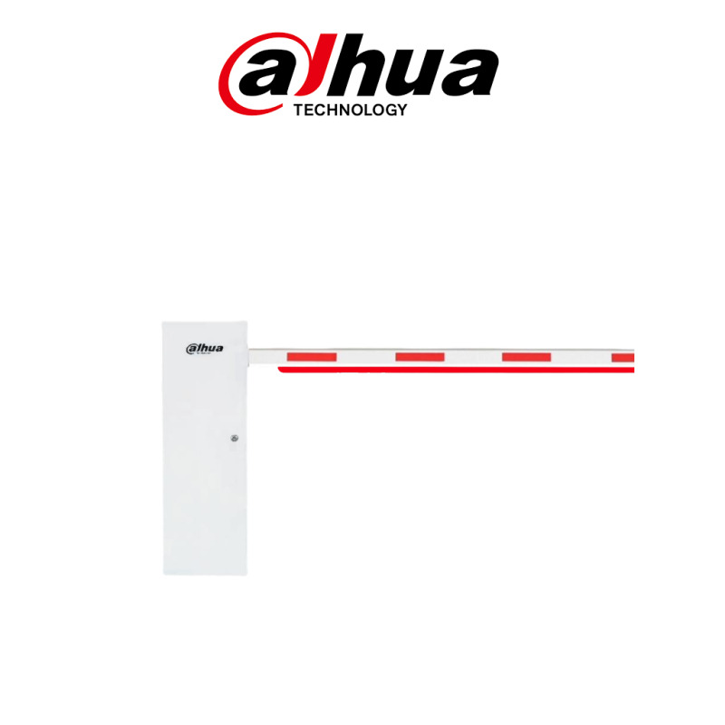 DAHUA DHI-IPMECD-1062-LED Barrera Vehicular de doble dirección / Brazo rigido LED de 4m / 2 a 6 seg. / control remoto a 50m / 3.5 millones de ciclos / Sin resorte / 2000 rpm / Motor CC sin escobillas / Blanca