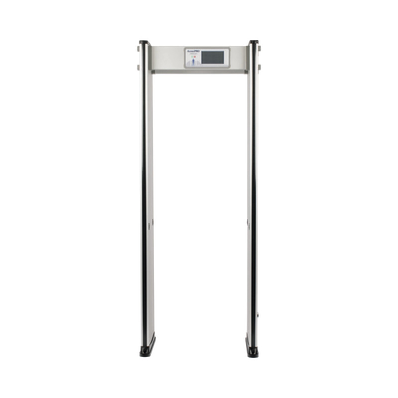 Detector de Metales de 18 zonas/ Uso en Interior/Programación con Control Remoto / Contador de Personas