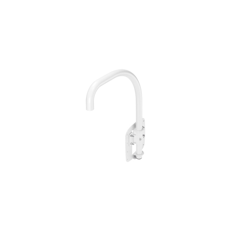 Montaje para Muro o Azotea Parapeto Cuello de ganso Compatible con Cámaras Domo Samsung/Hanwha uso Interior/Exterior